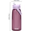 CamelBak Thrive Flip Straw Tritan Renew Water Bottle Charcoal, 32oz(Purple Sky)