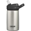 CamelBak Eddy+ Kids Bite Valve Straw Insulated Stainless Steel Water Bottle Biking Dogs, 12oz(Bare Steel)