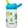 CamelBak Eddy+ Kids Bite Valve Straw Insulated Stainless Steel Water Bottle Biking Dogs, 12oz(Bugs!)