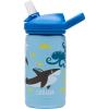 CamelBak Eddy+ Kids Bite Valve Straw Insulated Stainless Steel Water Bottle Biking Dogs, 12oz(Sharks and Friends)