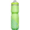 CamelBak Podium Chill Bike Insulated Squeeze Water Bottle White/Black, 24oz(Lime/Blue Stripe)