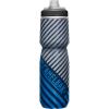 CamelBak Podium Chill Bike Insulated Squeeze Water Bottle White/Black, 24oz(Navy Stripe)
