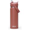 CamelBak Thrive Flip Straw Insulated Stainless Steel Water Bottle Sky Blue, 25oz(Sierra Red)