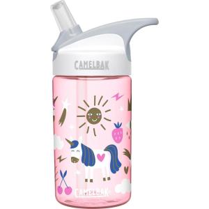 CamelBak Eddy Kids Big Bite Valve Straw Water Bottle Unicorn Party, 12oz