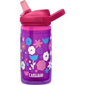 CamelBak Eddy+ Kids Bite Valve Straw Insulated Tritan Renew Water Bottle(Flower Power)