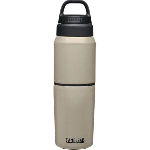 CamelBak MultiBev Insulated Stainless Steel Water Bottle & Travel Cup(Dune/Dune)