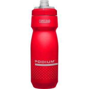 CamelBak Podium Bike Water Bottle 24oz, Black(Red)