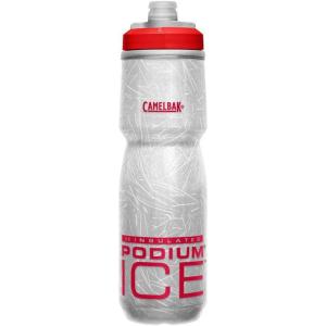 CamelBak Podium Ice Bike Insulated Squeeze Water Bottle Black, 21oz(Fiery Red)