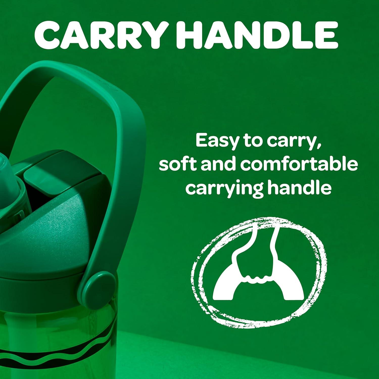 imageCamelBak Crayola Flip Straw Kids Tritan Renew Water Bottle Cherry Red 14ozCherry Red