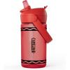 CamelBak Crayola Flip Straw Kids Tritan Renew Water Bottle Cherry Red, 14oz(Cherry Red)