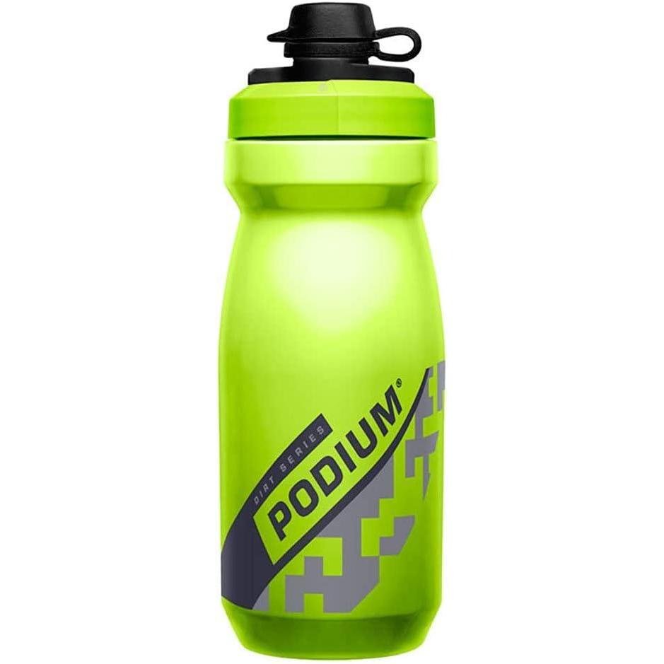 imageCamelBak Podium Dirt Series Mountain Bike Mud Cap Squeeze Water Bottle Lime 21oz