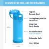 THERMOS FUNTAINER 16 Ounce Stainless Steel Vacuum Insulated Bottle with Wide Spout Lid, MINECRAFT(Electric Blue)