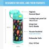 THERMOS FUNTAINER 16 Ounce Stainless Steel Vacuum Insulated Bottle with Wide Spout Lid, MINECRAFT(Lightning Bolt Girl)