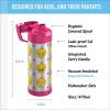 THERMOS FUNTAINER 16 Ounce Stainless Steel Vacuum Insulated Bottle with Wide Spout Lid, MINECRAFT(Looney Tunes)