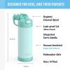THERMOS FUNTAINER 16 Ounce Stainless Steel Vacuum Insulated Bottle with Wide Spout Lid, MINECRAFT(Mint)