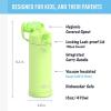 THERMOS FUNTAINER 16 Ounce Stainless Steel Vacuum Insulated Bottle with Wide Spout Lid, MINECRAFT(Neon Lime)