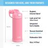 THERMOS FUNTAINER 16 Ounce Stainless Steel Vacuum Insulated Bottle with Wide Spout Lid, MINECRAFT(Pink)