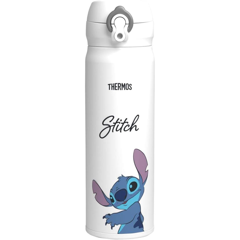 imageThermos JNL506DS PLT Vacuum Insulated Portable Mug 169 fl oz 500 ml Pluto Easy to Clean Lightweight Type OneTouch Opening Stainless Steel Bottle Hot and ColdStitching