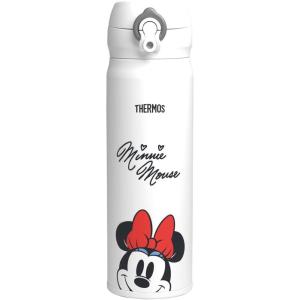 Thermos JNL-506DS PLT Vacuum Insulated Portable Mug, 16.9 fl oz (500 ml), Pluto, Easy to Clean, Lightweight Type, One-Touch Opening, Stainless Steel Bottle, Hot and Cold(Minnie)