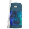 THERMOS FUNTAINER 16 Ounce Stainless Steel Vacuum Insulated Food Jar with Spoon, Galaxy Teal