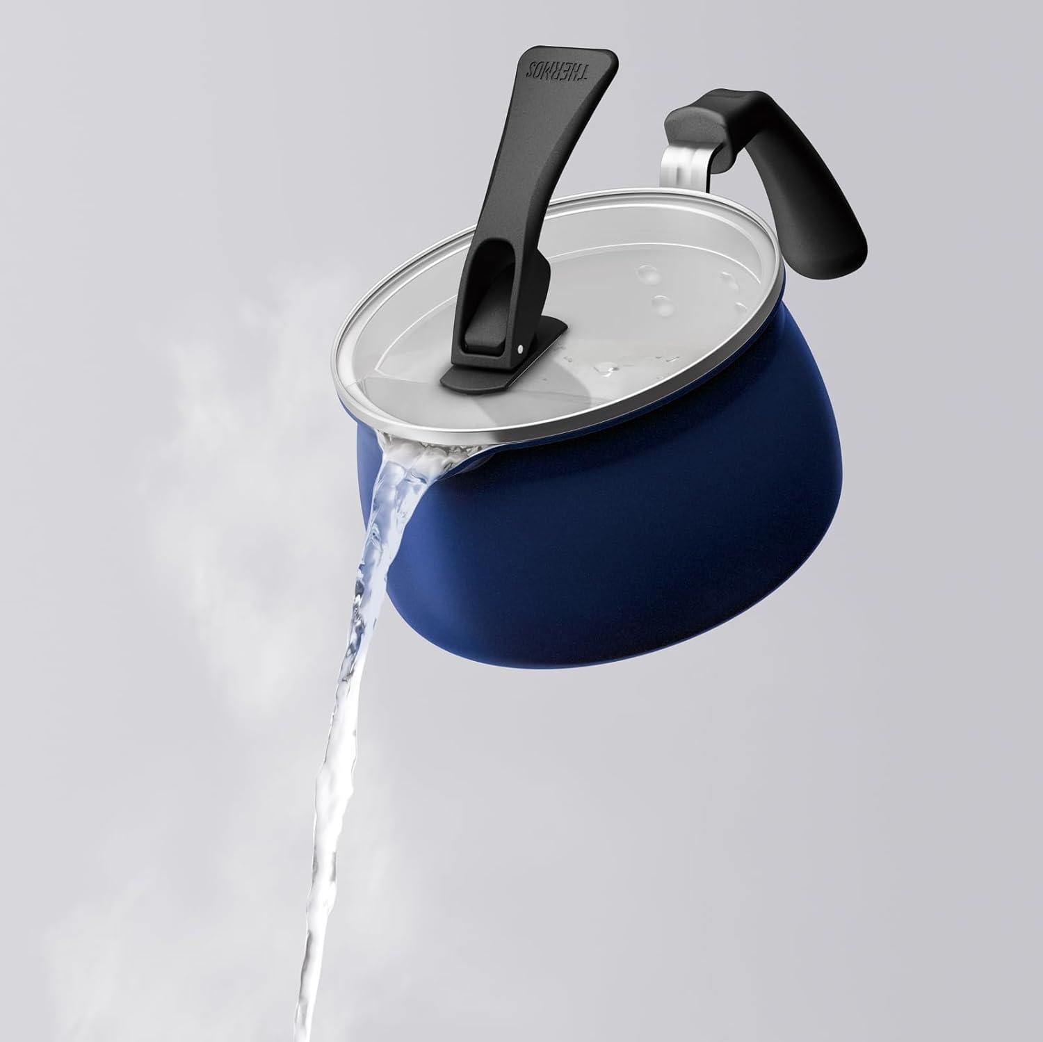 imageThermos KNC018S DPBL Sera Protect Series MultiPot KNC Compatible with Induction and Gas Fire Deep BlueDeep Blue