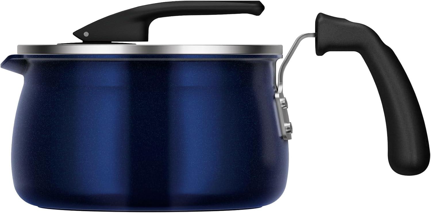 imageThermos KNC018S DPBL Sera Protect Series MultiPot KNC Compatible with Induction and Gas Fire Deep BlueDeep Blue