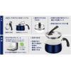 Thermos KNC-018S DPBL Sera Protect Series Multi-Pot KNC Compatible with Induction and Gas Fire, Deep Blue(Deep Blue)