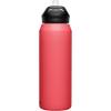 CamelBak eddy+ Water Bottle with Straw 32oz – Insulated Stainless Steel, Wild Strawberry(Wild Strawberry)