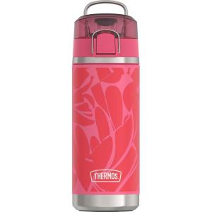 THERMOS ICON SERIES, Water Bottle with Spout – 18 Ounce, Marble – Stainless Steel Vacuum Insulated Water Bottle with Lid(Abstract Pearls)