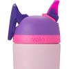 Owala Kids Flip Insulated Stainless-Steel Water Bottle with Straw and Locking Lid, 14-Ounce, Purple/Pink (Bunny Business)