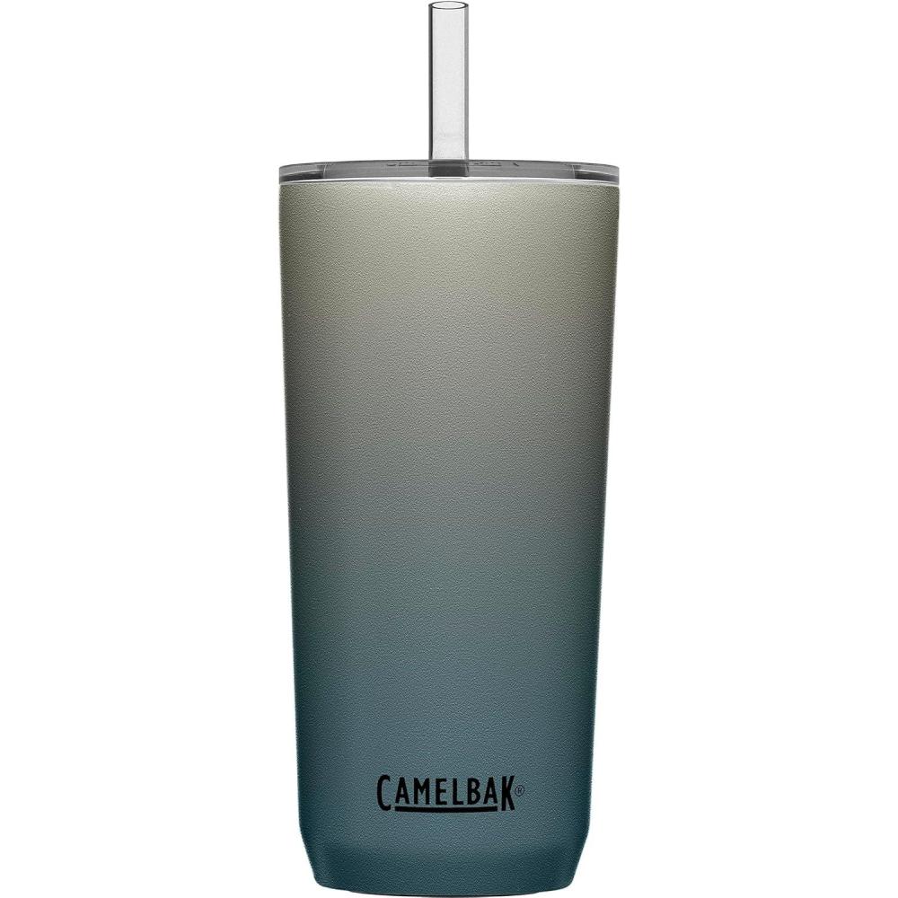 imageCamelBak Horizon 20 oz Straw Tumbler Insulated Stainless SteelSilver Mint Mountain