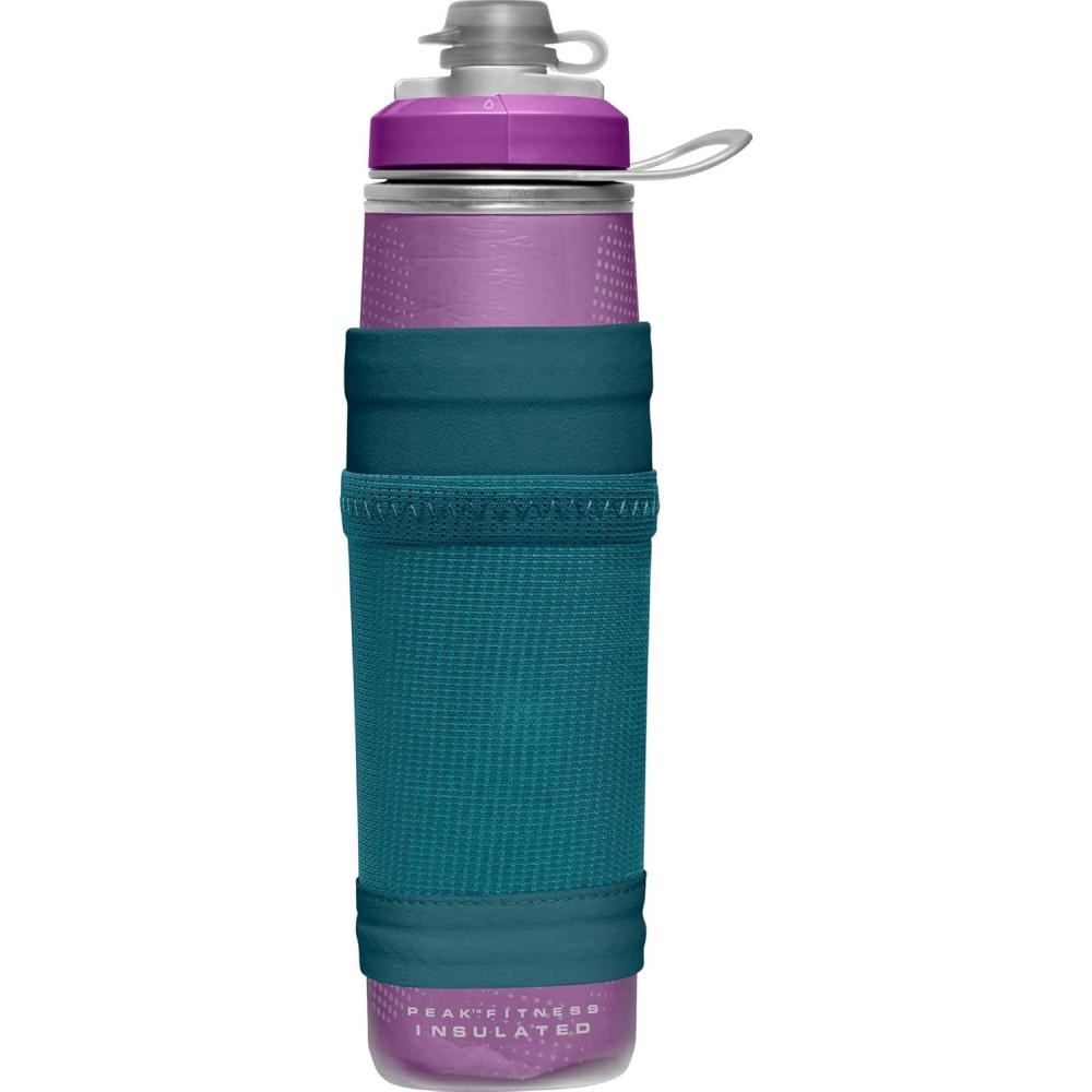 imageCamelBak Peak Fitness Chill Insulated Water Bottle 25 oz with Essentials PocketItalian PlumTeal