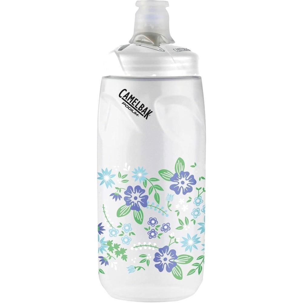 imageCamelBak Podium 21oz Water Bottle Floral Wrap White
