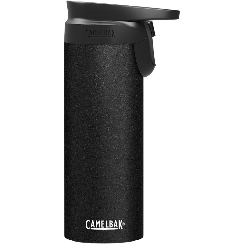 imageNo SpillDrink Anytime Vacuum Insulated Travel Tumbler Camelback Forge Flow 169 fl oz 500 ml Wild Strawberry Water Bottle Vacuum InsulatedBlack