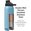 CamelBak Chute Mag 20oz Vacuum Insulated Stainless Steel Water Bottle, Wild Strawberry(Dusk Blue)