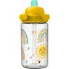 CamelBak Eddy+ 14 oz Kids Water Bottle with Tritan Renew – Straw Top, Leak-Proof When Closed, Pool Cats(Rainbows and Sunshine)