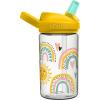 CamelBak Eddy+ 14 oz Kids Water Bottle with Tritan Renew – Straw Top, Leak-Proof When Closed, Pool Cats(Rainbows and Sunshine)