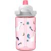 CamelBak Eddy+ 14 oz Kids Water Bottle with Tritan Renew – Straw Top, Leak-Proof When Closed, Snowflake Unicorn
