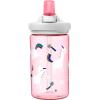 CamelBak Eddy+ 14 oz Kids Water Bottle with Tritan Renew – Straw Top, Leak-Proof When Closed, Snowflake Unicorn