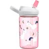CamelBak Eddy+ 14 oz Kids Water Bottle with Tritan Renew – Straw Top, Leak-Proof When Closed, Snowflake Unicorn