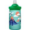 CamelBak Eddy+ Kids Bite Valve Straw Insulated Stainless Steel Water Bottle Dino Volcanos, 12oz