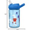 CamelBak Eddy+ Kids Bite Valve Straw Tritan Renew Water Bottle Bundled Bunnies, 14oz(Bundled Bunnies)