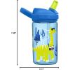 CamelBak Eddy+ Kids Bite Valve Straw Tritan Renew Water Bottle Bundled Bunnies, 14oz(Road Trip Dinos)
