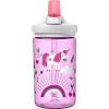 CamelBak Eddy+ Kids Bite Valve Straw Tritan Renew Water Bottle Unicorn Party, 14oz