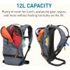 CamelBak Powderhound 12 Snow Hydration Pack 70oz(Grey/Orange 2.0)