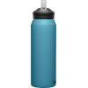 CamelBak eddy+ Water Bottle with Straw 32oz – Insulated Stainless Steel, Larkspur(Larkspur)