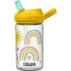 CamelBak Eddy+ 14 oz Kids Water Bottle with Tritan Renew – Straw Top, Leak-Proof When Closed, Pool Cats(Rainbows and Sunshine)