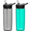 CamelBak eddy+ BPA Free Water Bottle, 20 oz, 2-Pack, Charcoal /Spectra