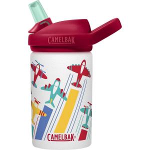 CamelBak Eddy+ Kids Bite Valve Straw Insulated Stainless Steel Water Bottle(Airplanes)