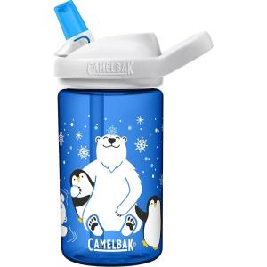 CamelBak Eddy+ Kids Bite Valve Straw Tritan Renew Water Bottle Bundled Bunnies, 14oz(Arctic Friends)